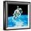 US Astronaut Bruce Mccandless Conducting Space Walk During Challenger IV Space Shuttle Mission-null-Framed Premium Photographic Print