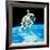 US Astronaut Bruce Mccandless Conducting Space Walk During Challenger IV Space Shuttle Mission-null-Framed Premium Photographic Print