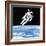 Us Astronaut Bruce Mccandless Spacewalking, 1984-null-Framed Photographic Print