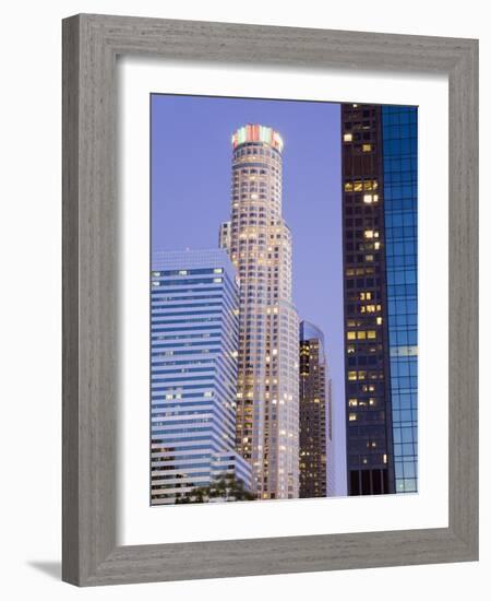 Us Bank Tower in Los Angeles, California, United States of America, North America-Richard Cummins-Framed Photographic Print