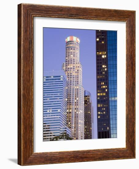 Us Bank Tower in Los Angeles, California, United States of America, North America-Richard Cummins-Framed Photographic Print