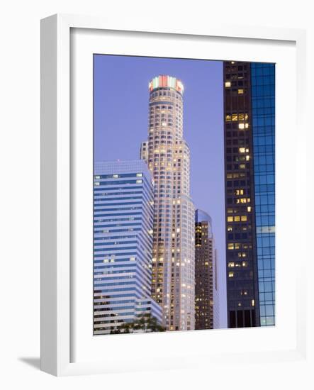 Us Bank Tower in Los Angeles, California, United States of America, North America-Richard Cummins-Framed Photographic Print