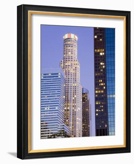 Us Bank Tower in Los Angeles, California, United States of America, North America-Richard Cummins-Framed Photographic Print