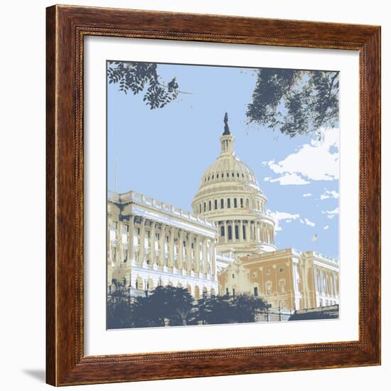 US Capital-Jim Christensen-Framed Photographic Print