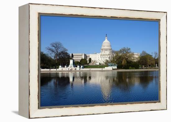 US Capitol and Capitol Hill Washington DC-sborisov-Framed Premier Image Canvas