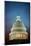 US Capitol at night in fog, Washington D.C., USA-null-Mounted Photographic Print