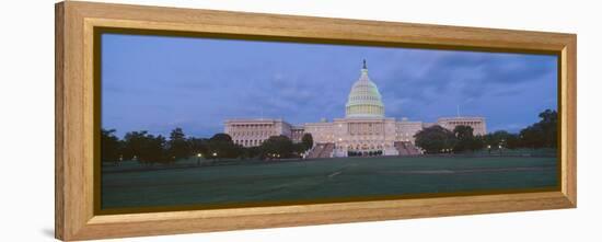 Us Capitol Building at Dusk, Washington Dc-null-Framed Stretched Canvas