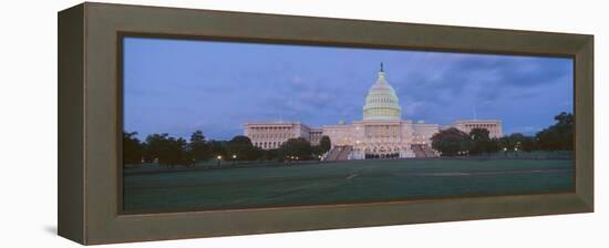 Us Capitol Building at Dusk, Washington Dc-null-Framed Stretched Canvas