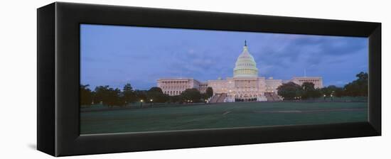 Us Capitol Building at Dusk, Washington Dc-null-Framed Stretched Canvas