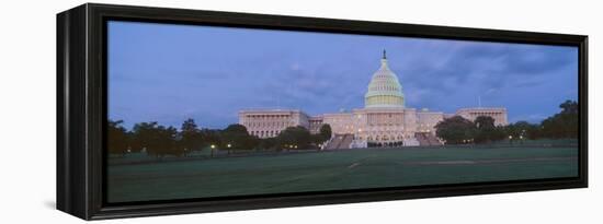 Us Capitol Building at Dusk, Washington Dc-null-Framed Stretched Canvas