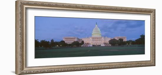 Us Capitol Building at Dusk, Washington Dc-null-Framed Photographic Print