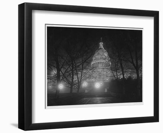Us Capitol from Pennsylvania Avenue-null-Framed Photographic Print