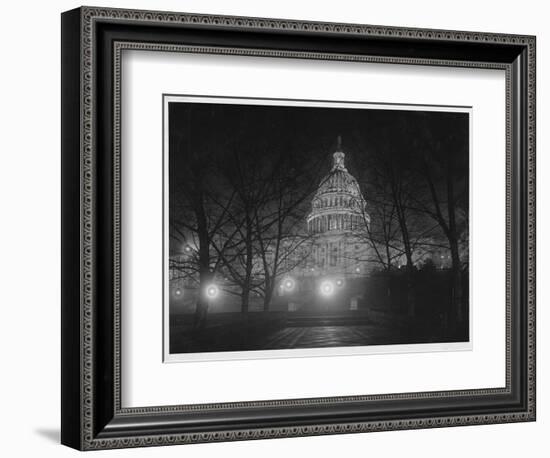 Us Capitol from Pennsylvania Avenue-null-Framed Photographic Print