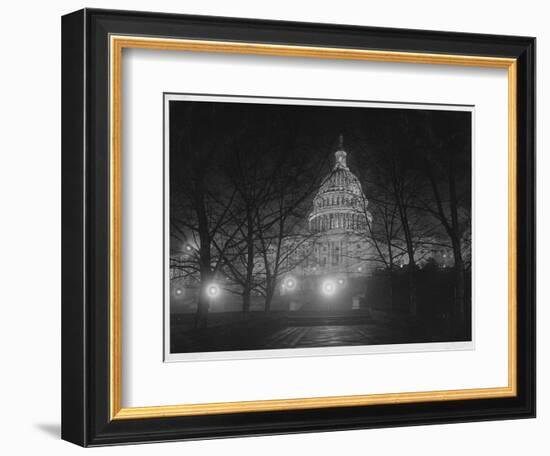 Us Capitol from Pennsylvania Avenue-null-Framed Photographic Print