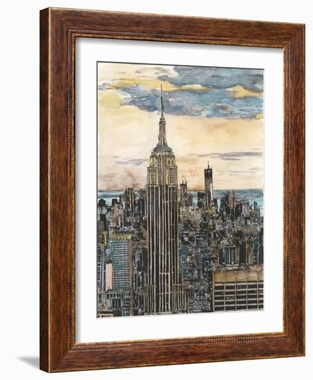 US Cityscape-NYC-Melissa Wang-Framed Art Print