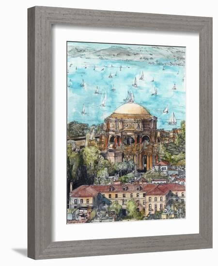 US Cityscape-San Francisco-Melissa Wang-Framed Art Print