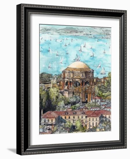 US Cityscape-San Francisco-Melissa Wang-Framed Art Print