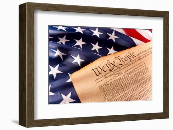 Us Constitution - We the People-oersin-Framed Photographic Print