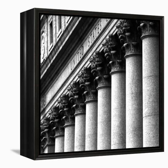 US Court Columns, NYC-Jeff Pica-Framed Premier Image Canvas