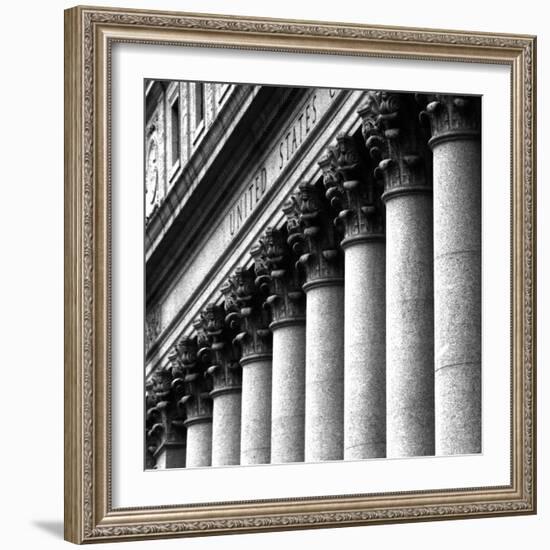 US Court Columns, NYC-Jeff Pica-Framed Photographic Print