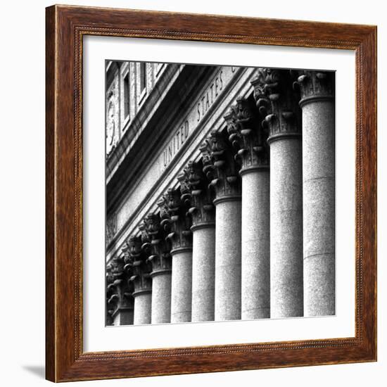 US Court Columns, NYC-Jeff Pica-Framed Photographic Print