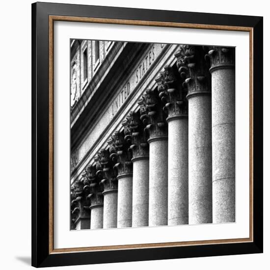 US Court Columns, NYC-Jeff Pica-Framed Photographic Print