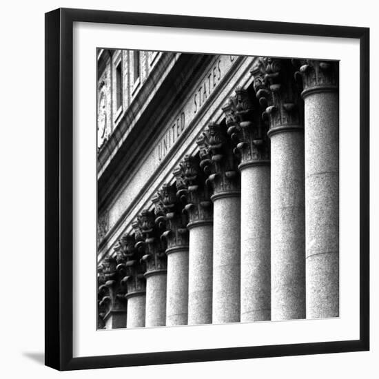 US Court Columns, NYC-Jeff Pica-Framed Photographic Print