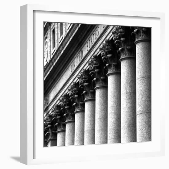 US Court Columns, NYC-Jeff Pica-Framed Photographic Print