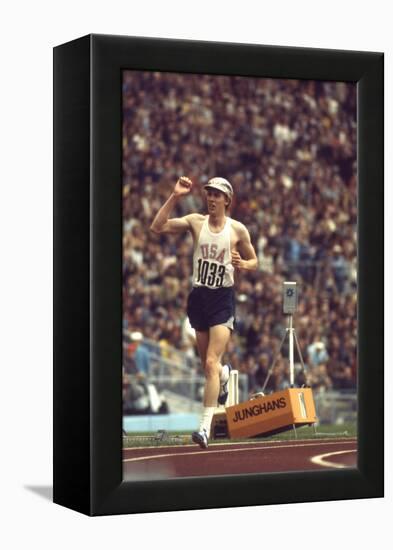 Us Dave Wottle, Gold-Medalist 800 Meter Run at the 1972 Summer Olympic Games in Munich, Germany-John Dominis-Framed Premier Image Canvas