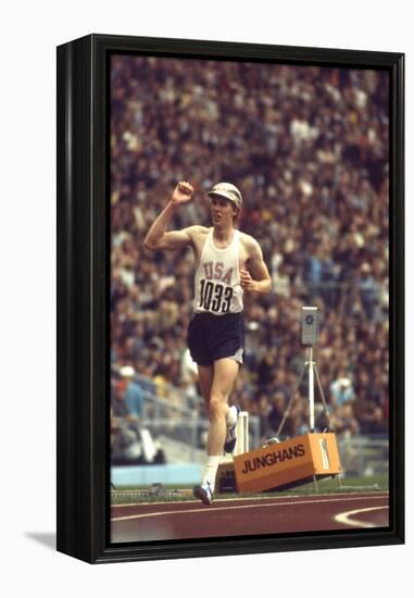 Us Dave Wottle, Gold-Medalist 800 Meter Run at the 1972 Summer Olympic Games in Munich, Germany-John Dominis-Framed Premier Image Canvas