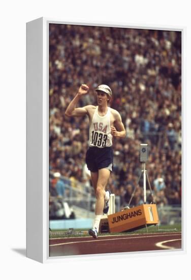 Us Dave Wottle, Gold-Medalist 800 Meter Run at the 1972 Summer Olympic Games in Munich, Germany-John Dominis-Framed Premier Image Canvas