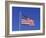 US Flag Reflection, Long Beach, Washington, USA-null-Framed Photographic Print