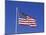 US Flag Reflection, Long Beach, Washington, USA-null-Mounted Photographic Print
