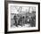 Us Government Health Officers on an Emigrant Ship, Quarantine Point, New York, 1887 (Engraving)-American-Framed Giclee Print