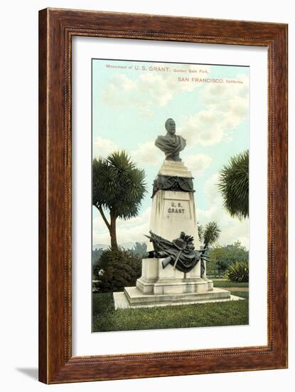 US Grant Monument, Golden Gate Park-null-Framed Art Print