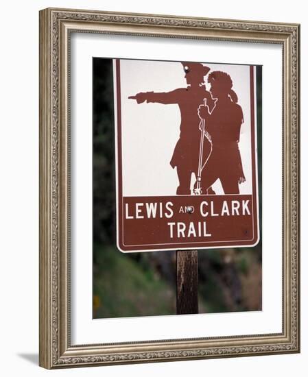 US Highway 12, Lewis and Clark Trail, Idaho, USA-Connie Ricca-Framed Photographic Print
