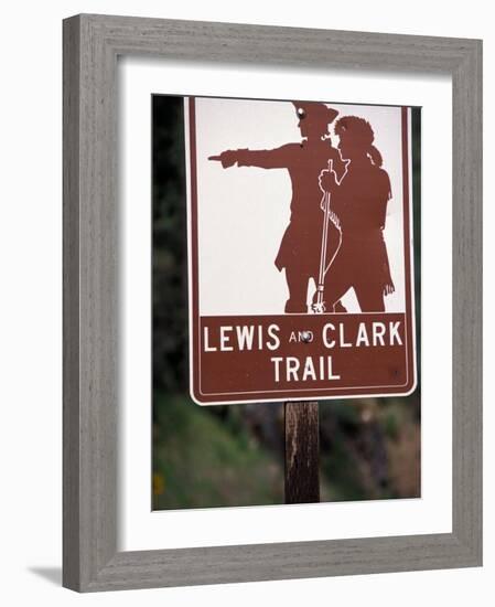 US Highway 12, Lewis and Clark Trail, Idaho, USA-Connie Ricca-Framed Photographic Print