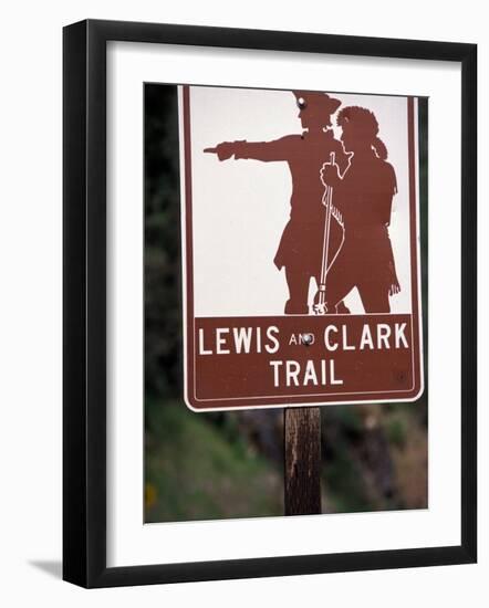 US Highway 12, Lewis and Clark Trail, Idaho, USA-Connie Ricca-Framed Photographic Print