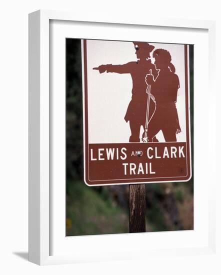US Highway 12, Lewis and Clark Trail, Idaho, USA-Connie Ricca-Framed Photographic Print