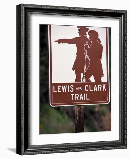 US Highway 12, Lewis and Clark Trail, Idaho, USA-Connie Ricca-Framed Photographic Print