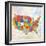 US    lower 48, states, us map-Robbin Rawlings-Framed Art Print