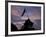 US Marine Corps Memorial is Silhouetted Against the Early Morning Sky in Arlington, Virginia-null-Framed Photographic Print