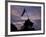 US Marine Corps Memorial is Silhouetted Against the Early Morning Sky in Arlington, Virginia-null-Framed Photographic Print