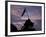 US Marine Corps Memorial is Silhouetted Against the Early Morning Sky in Arlington, Virginia-null-Framed Photographic Print