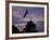 US Marine Corps Memorial is Silhouetted Against the Early Morning Sky in Arlington, Virginia-null-Framed Photographic Print