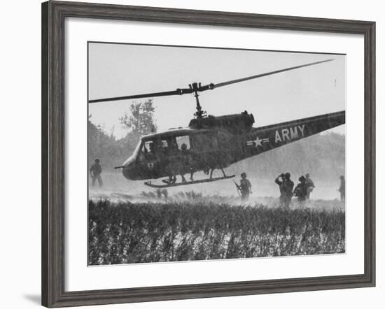 US Military Helicopters-Larry Burrows-Framed Photographic Print