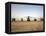 US Military Vehicles and Aircraft Lined Up on the Taxiway at Camp Speicher, Iraq-null-Framed Premier Image Canvas