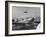 US Navy Bombers Sitting on Deck of Aircraft Carrier-null-Framed Photographic Print