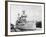 Us Navy Cruiser USS Northampton (Ca-2), Panama Canal, Panama, 1931-null-Framed Photographic Print