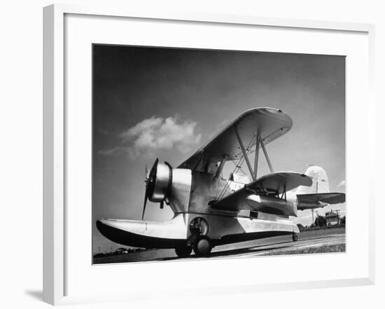 US Navy Grumman J2F-1 Amphibious Aircraft-Margaret Bourke-White-Framed Premium Photographic Print